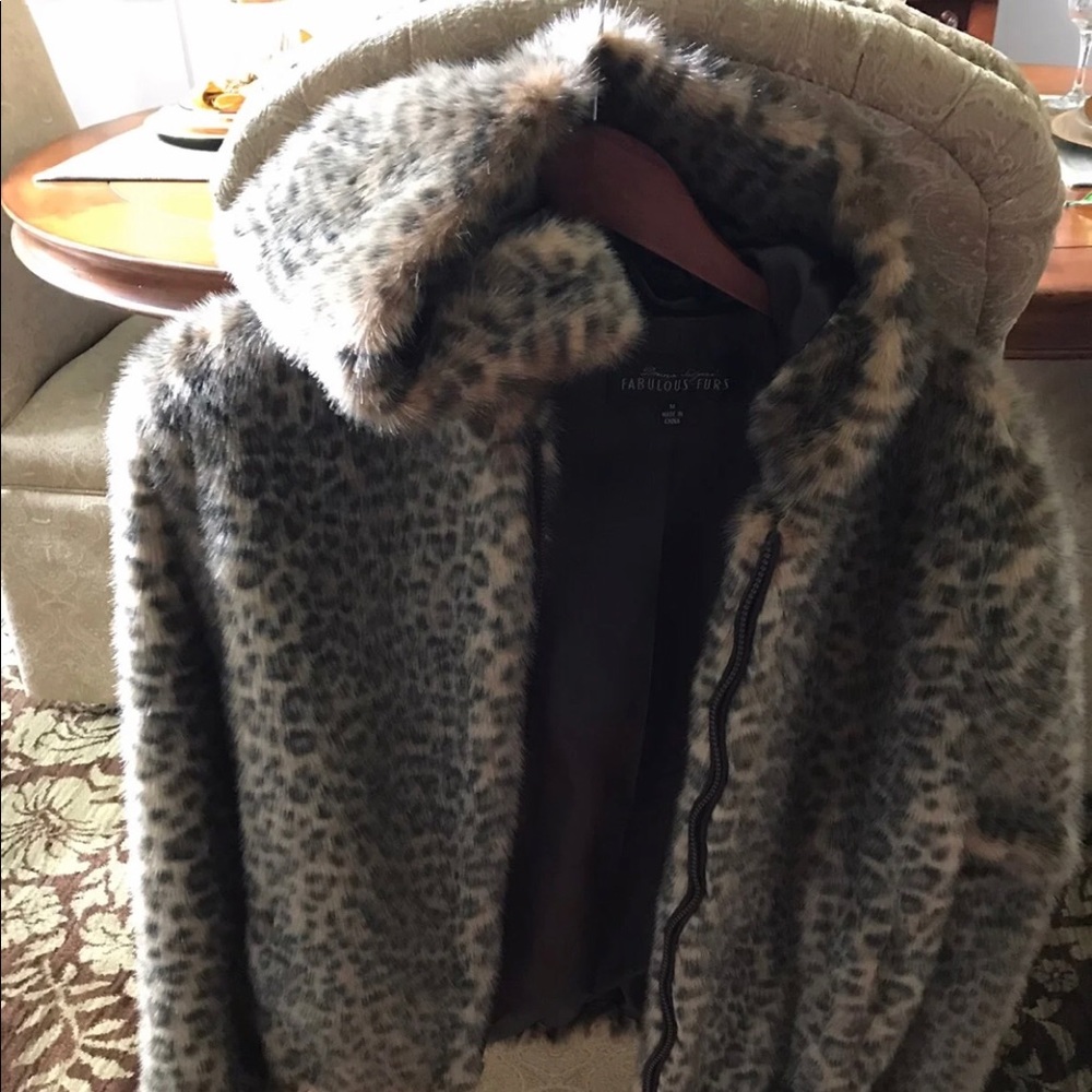 Faux fur jacket